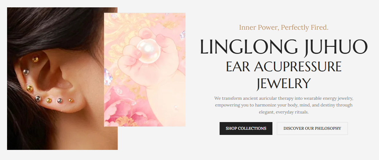 Gold ear seeds for anxiety and stress relief